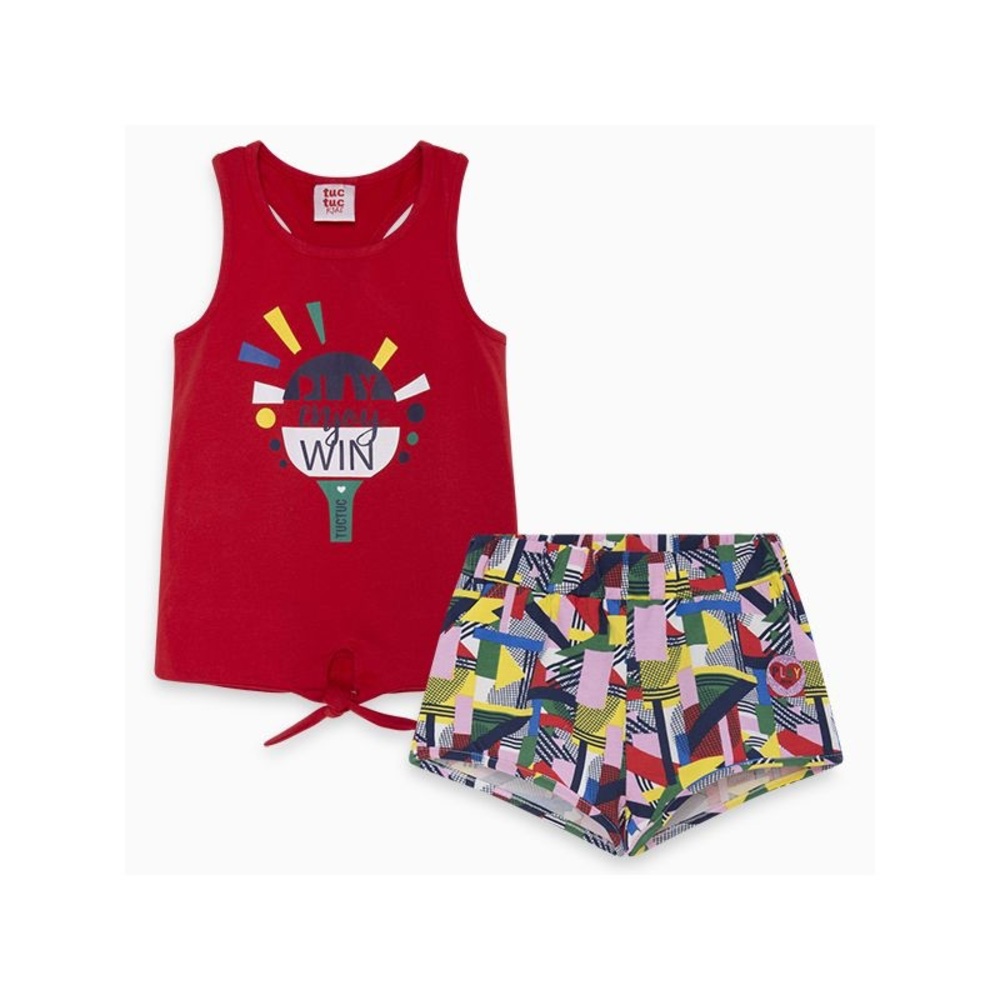 Play to Win Kids Matching Set - Red and Multicolor